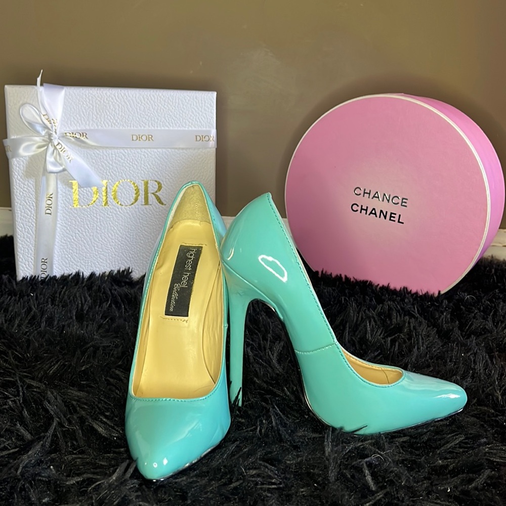 Highest Heel Teal  Colection